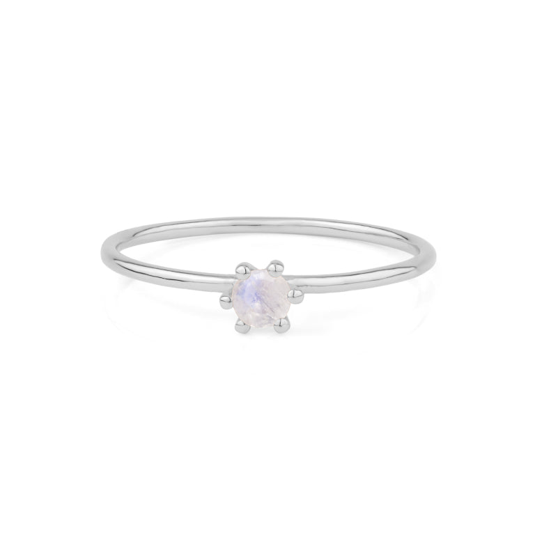 Ring  MINI BRIANA  mit Mondstein 3mm