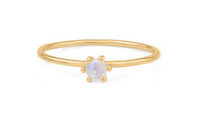 Ring  MINI BRIANA  mit Mondstein 3mm
