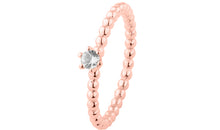 Ring BUBBLE 2 mm mit Topas und Diamant 3 mm