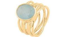 Ring MARLENE Silber mit Aquamarin