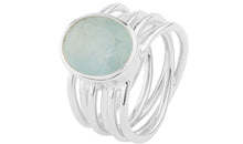 Ring MARLENE Silber mit Aquamarin