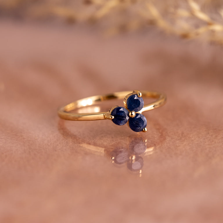 Ring  MINI TRINITY Saphir