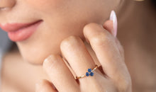 Ring  MINI TRINITY Saphir