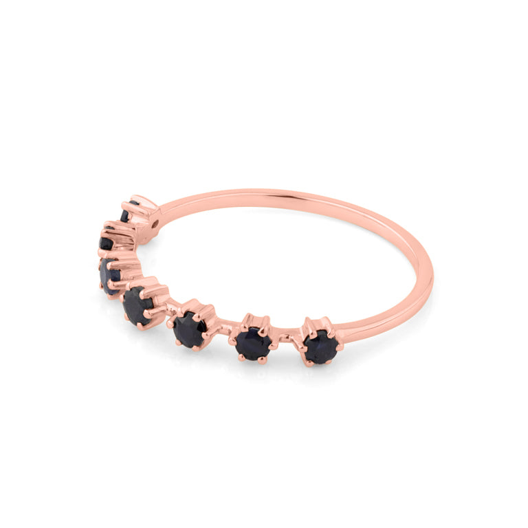 Ring NOORA mit Saphiren 2mm