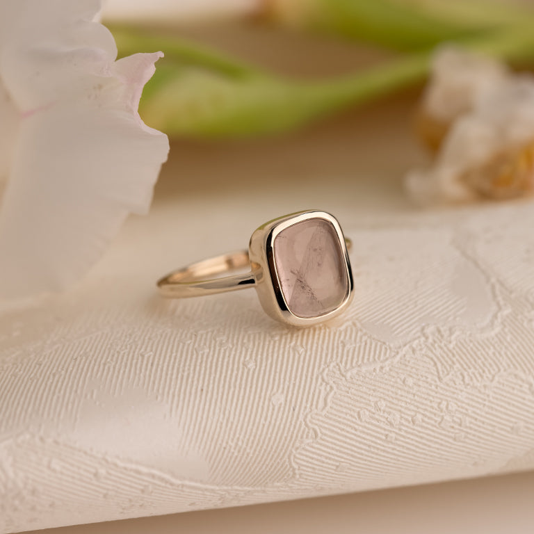 Ring REDECCA Rosenquarz 7 X 9 mm