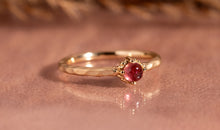 Ring SAMANTHA mit Rosaturmalin 3 mm