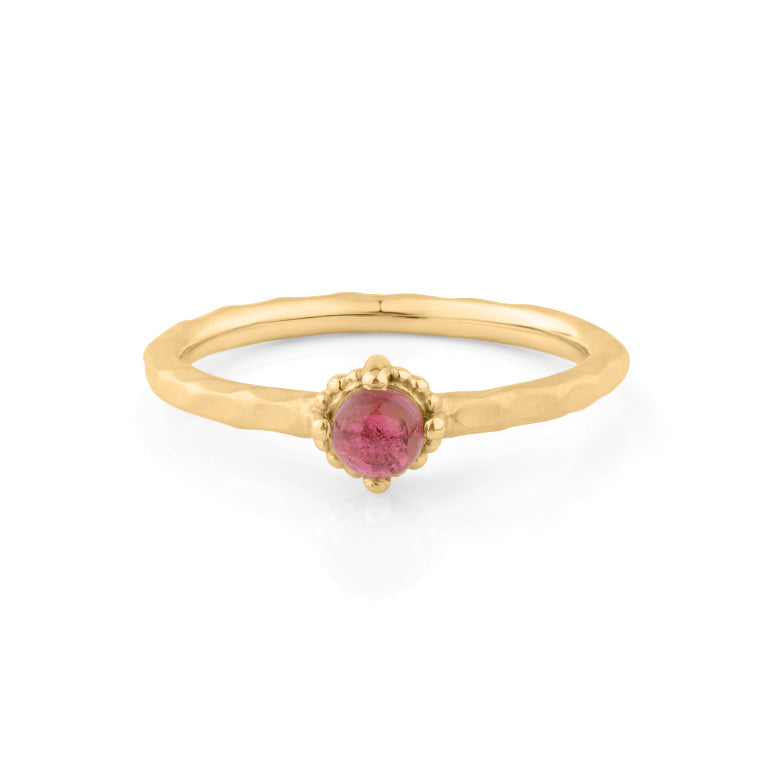 Ring SAMANTHA mit Rosaturmalin 3 mm