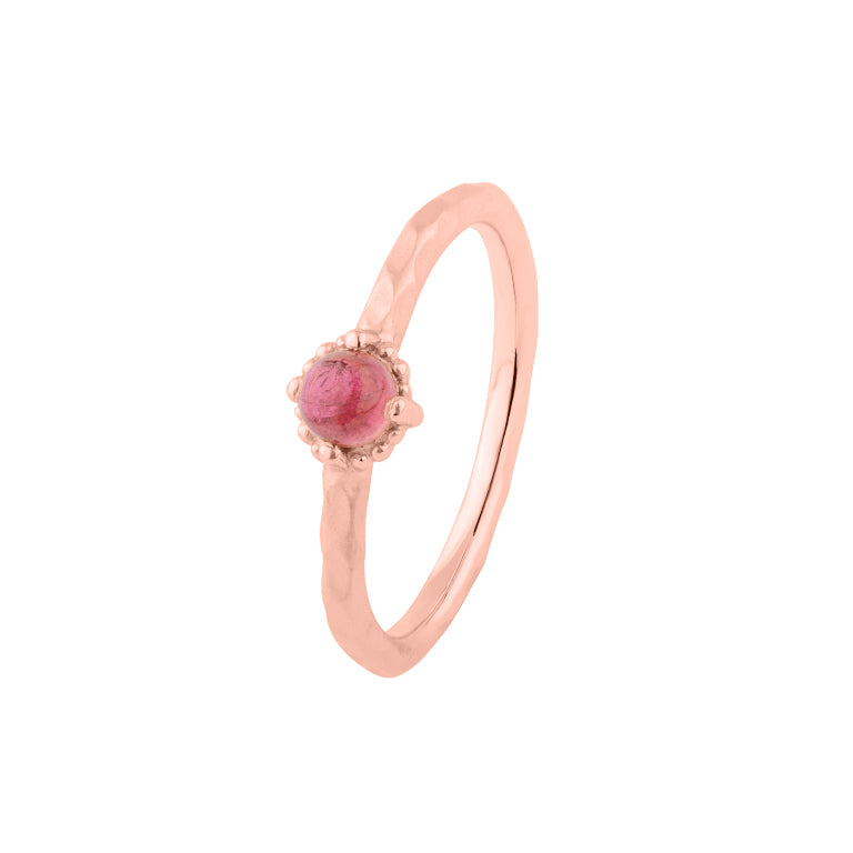 Ring SAMANTHA mit Rosaturmalin 3 mm