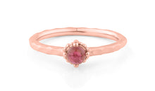 Ring SAMANTHA mit Rosaturmalin 3 mm