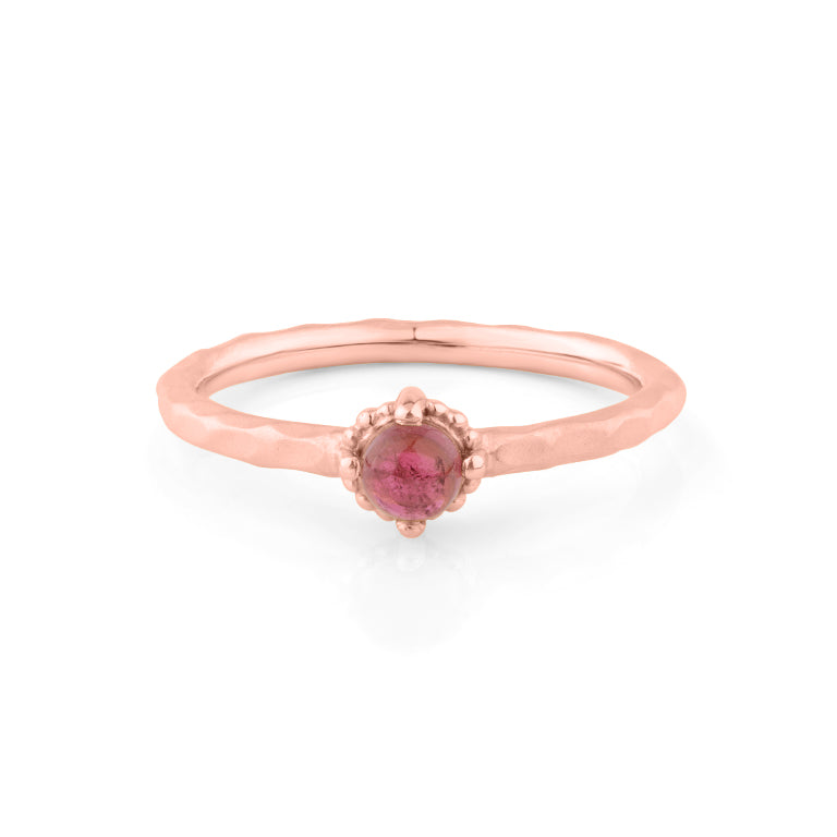 Ring SAMANTHA mit Rosaturmalin 3 mm