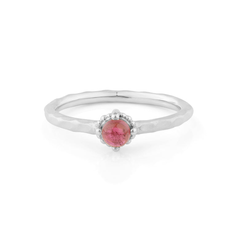 Ring SAMANTHA mit Rosaturmalin 3 mm