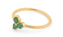 Ring  MINI TRINITY Smaragd