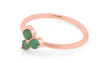 Ring  MINI TRINITY Smaragd