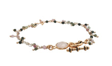 Multiturmalin und Rosenquarz Armband