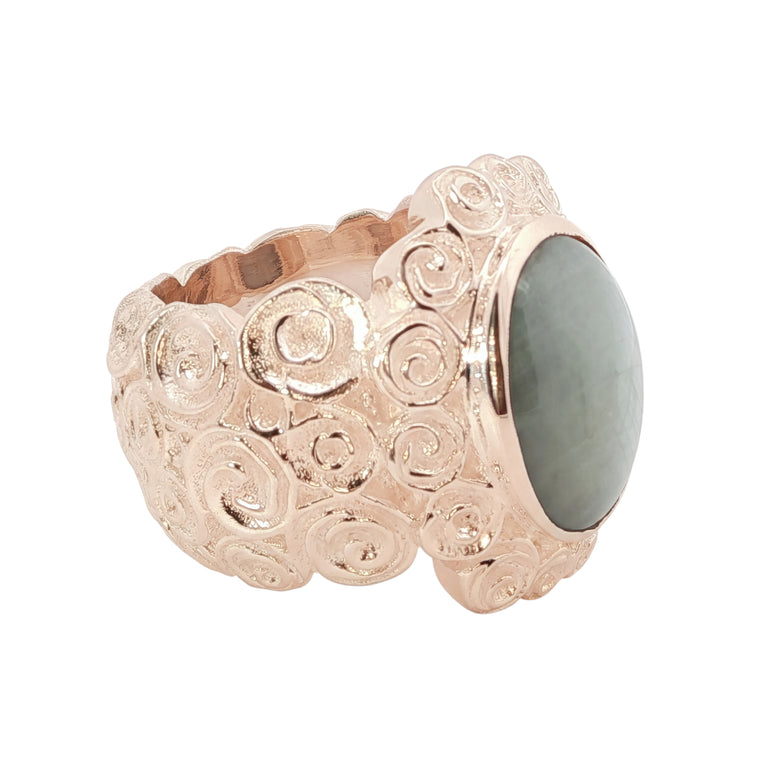 Unikatring ELARIS mit Sternsaphir