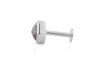 Piercing mit Salt and Pepper Diamant – Einzigartiges Unikat