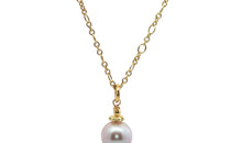 Silberkette mit rosa Perle – Boho Perlenkette 45 cm