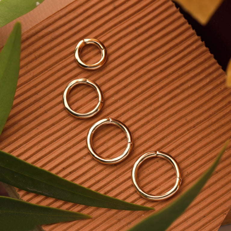 SEGMENT Ring 18k Gold 7X9mm