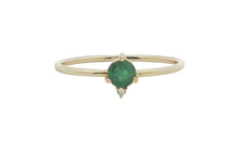 Ring Jahreszeiten SMARAGD 18k Gelbgold