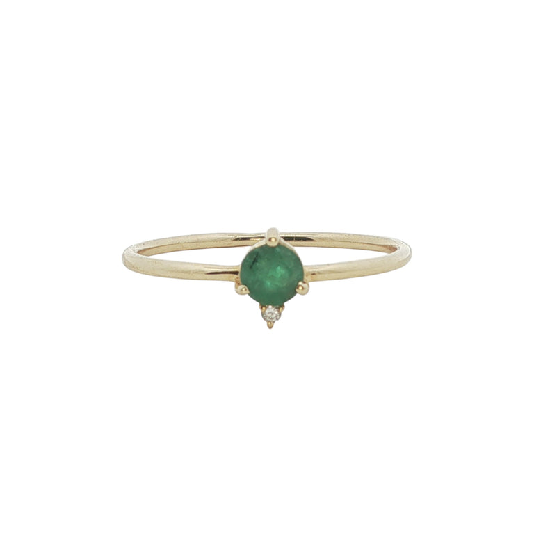 Ring Jahreszeiten SMARAGD 18k Gelbgold