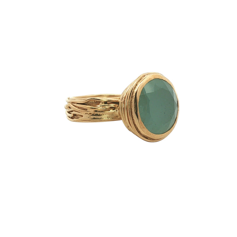 Unikat Ring CONICAL – Aquamarin 13 mm