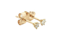 Ohrstecker BRIANA mit Diamant Full Cut 2.5 mm 18 K Gelbgold