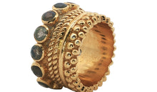 Ring Scharlotta mit Labradorit  Grösse 56