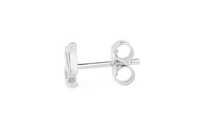 Einzelner Ohrstecker – Steinbock Symbol aus 925er Sterling Silber, 5 mm