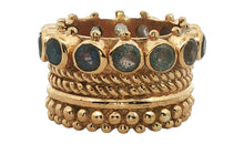 Ring Scharlotta mit Labradorit  Grösse 56