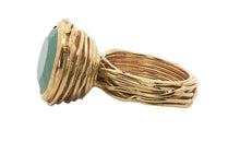 Unikat Ring CONICAL – Aquamarin 13 mm