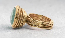Unikat Ring CONICAL – Aquamarin 13 mm