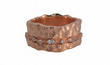 TERRANA – Statement Ring 10 mm mit Diamanten