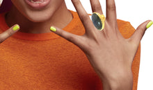 Statement Unikat-Ring mit Labradorit  – 925 Silber vergoldet