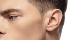 Antiallergene Edelstahl Ohrstecker mit 3 mm Zirkonia