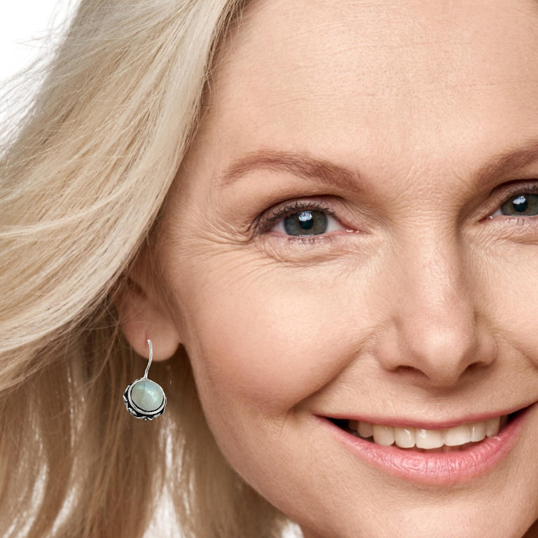 Ohrhänger mit Mondstein Unikate