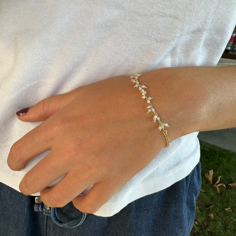 Armband mit Achat-Charms