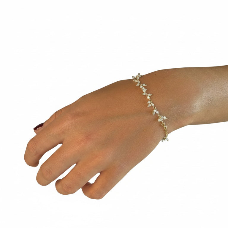 Armband mit Achat-Charms
