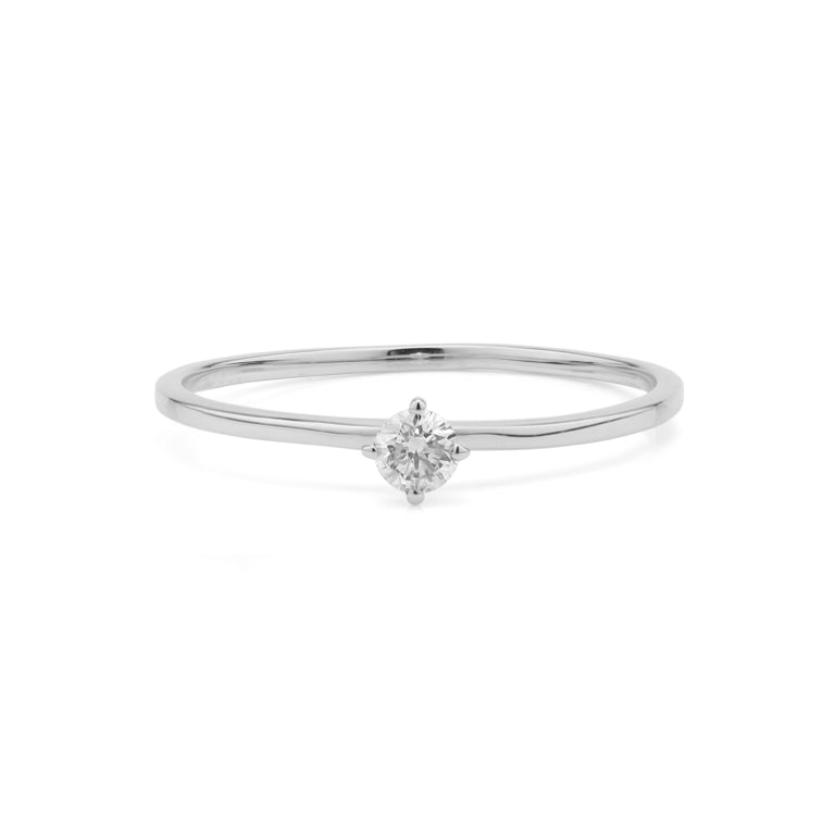 Verlobung Ring AVERY mit Diamant 3 mm