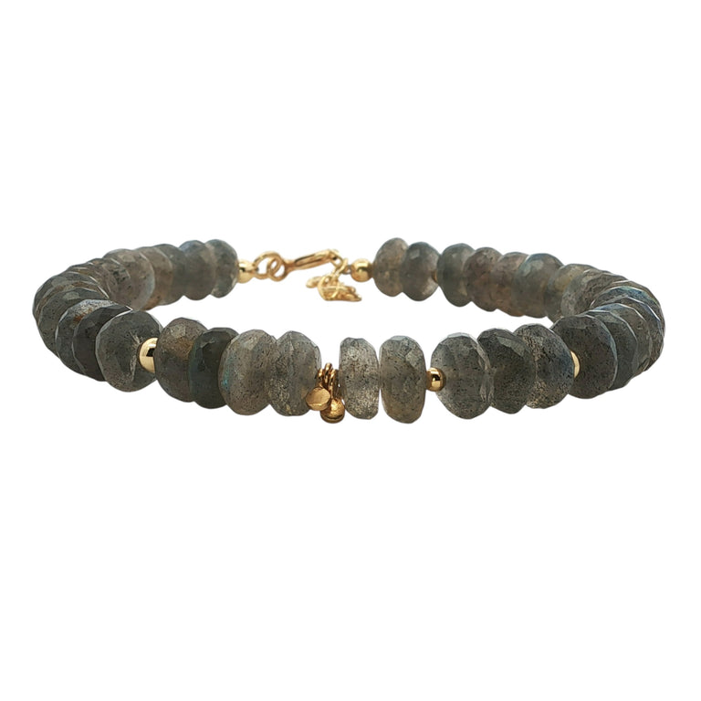 Edelsteinarmband mit Labradoriten