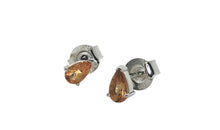 Ohrstecker DROPS Citrin 3 X 5 mm