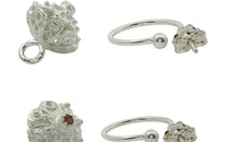 Halbcreole Lenny 15 mm mit Ornament Charm