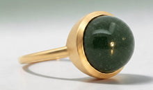 LIVIA Ring mit grünem Turmalin