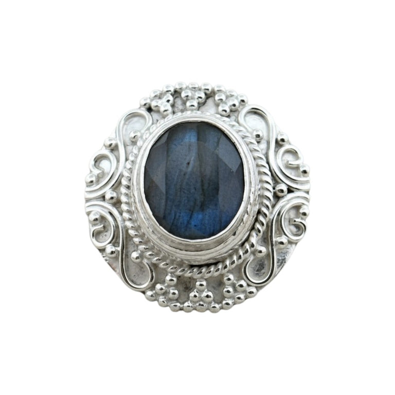 Labradorite Antik Look Ring