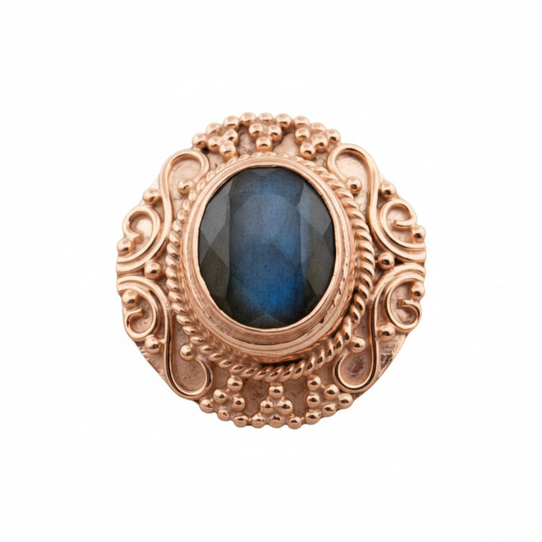 Labradorite Antik Look Ring
