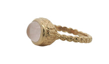 Rosenquarz Ring OVAL – Floral Collection