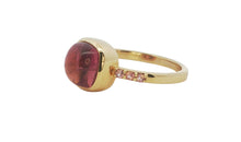 Unikate Ring  18 Karat Gold mit Rosaturmalin