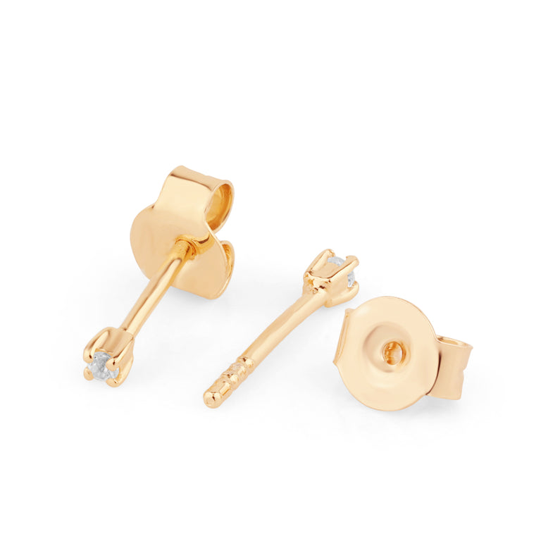 Ohrstecker FREDA mit Diamanten 2.5mm