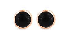 Ohrstecker LOTTA mit schwarzem ONYX  8mm