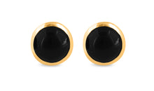 Ohrstecker LOTTA mit schwarzem ONYX  8mm