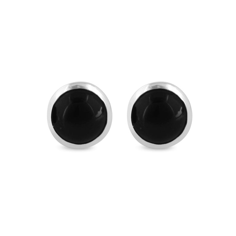 Ohrstecker LOTTA mit schwarzem ONYX  8mm